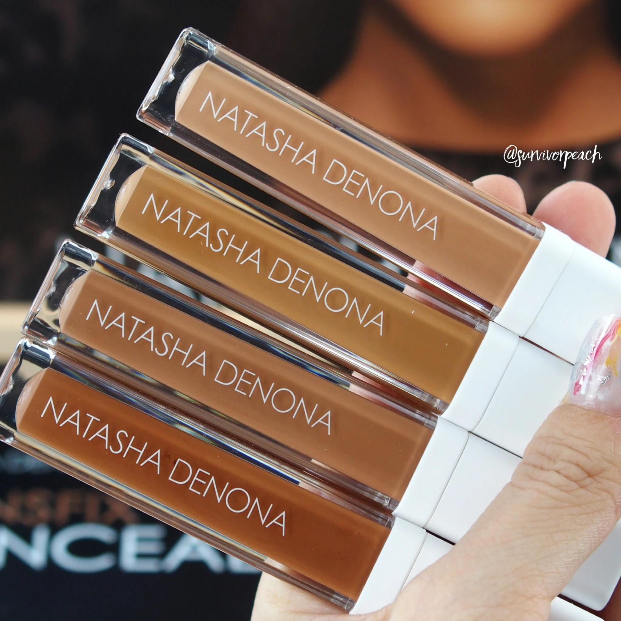 Natasha Denona Transfix Matte Concealers - 18WY Warm Yellow, 19N Neutral, 20W Warm