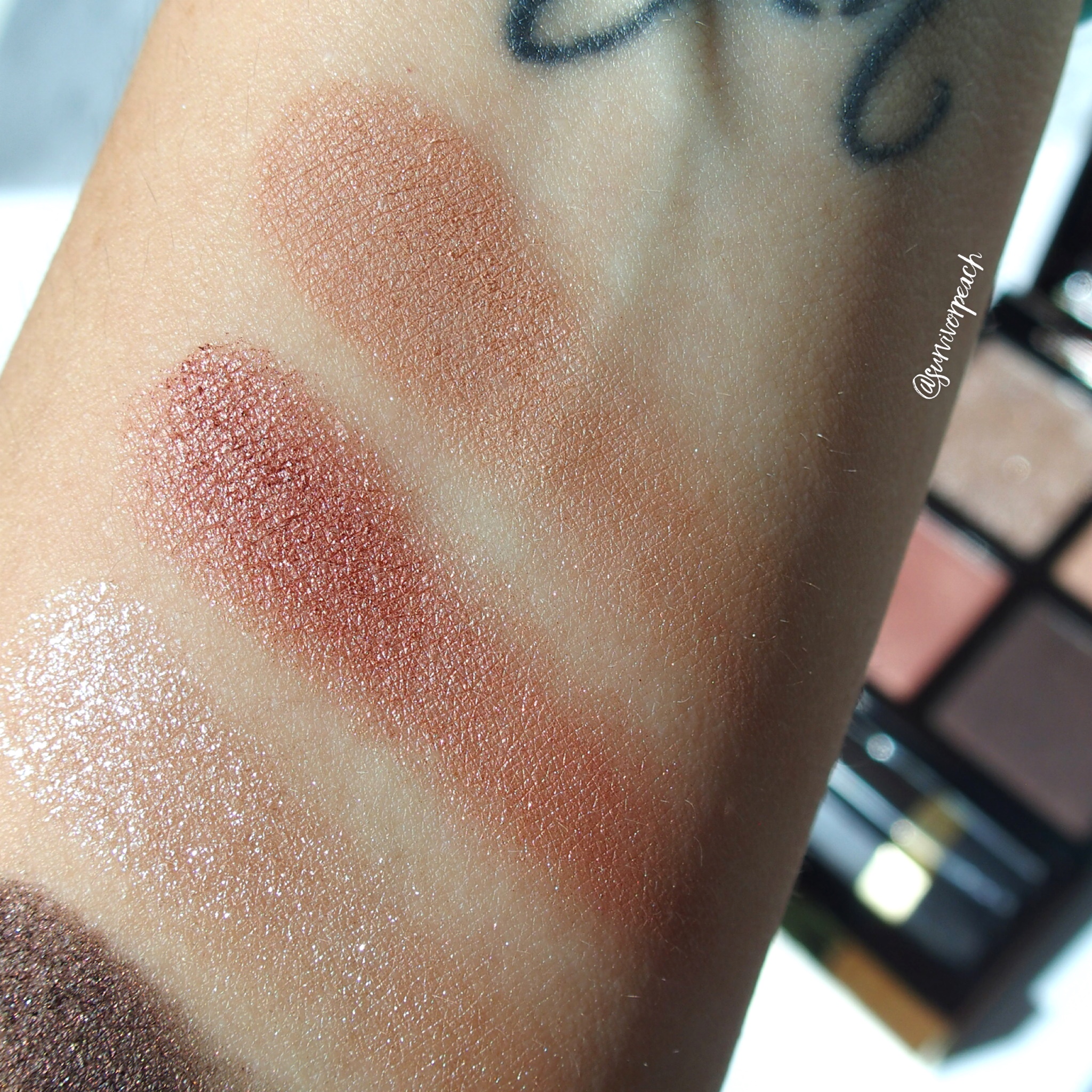 Tomford Beauty Disco Dust Eyeshadow Quad swatches