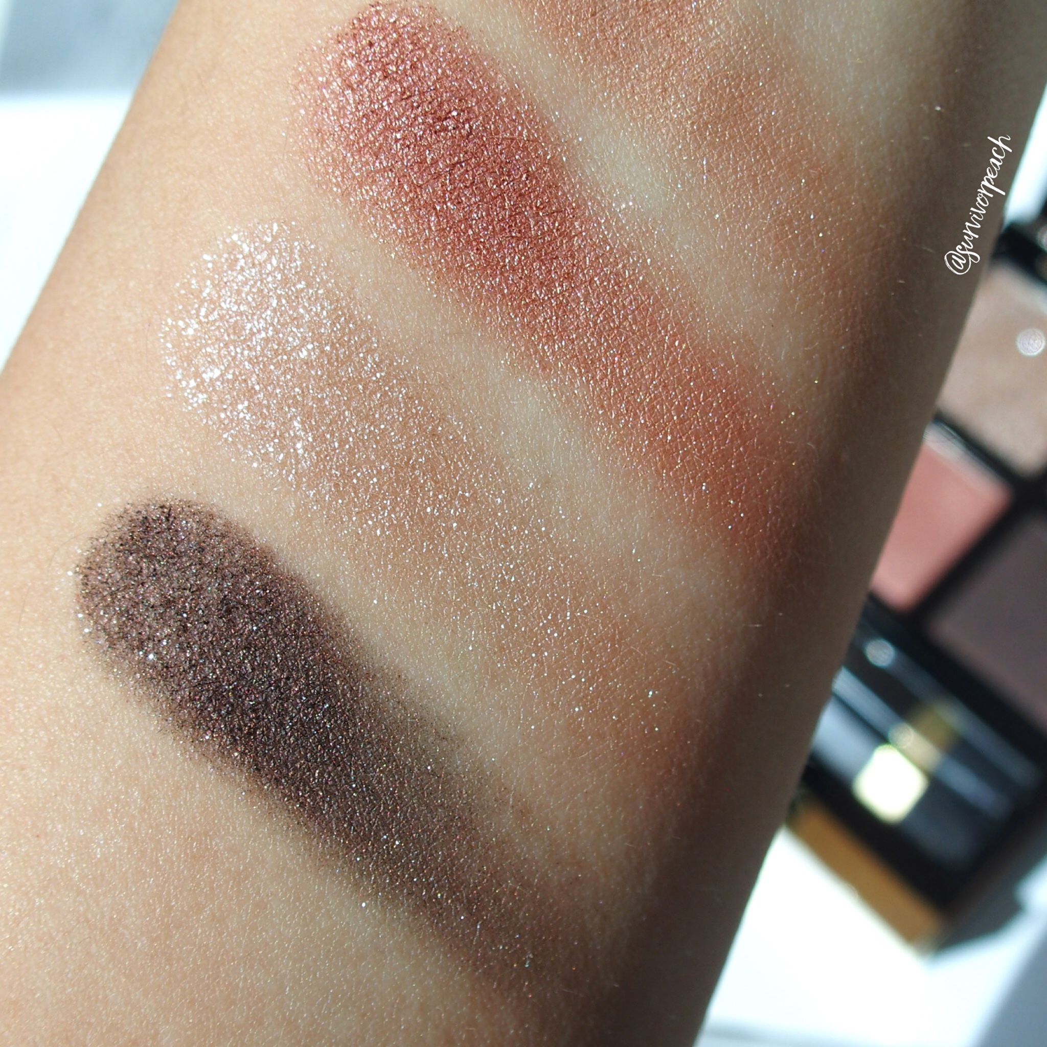 Tomford Beauty Disco Dust Eyeshadow Quad swatches