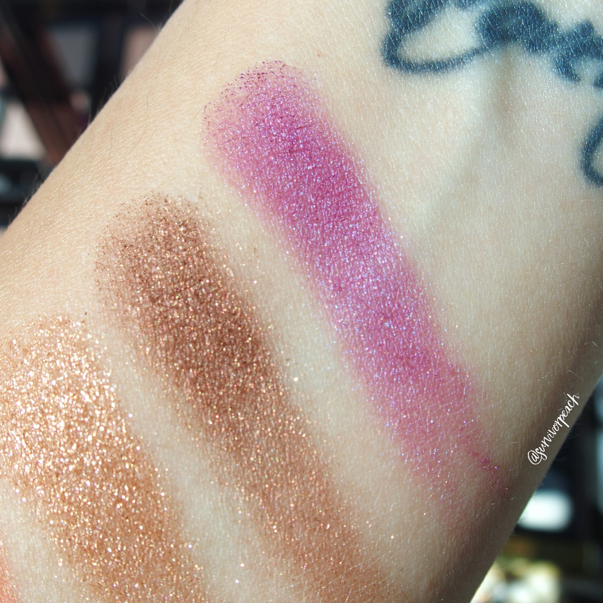 Tomford Beauty Leopard Sun Eyeshadow Quad swatches