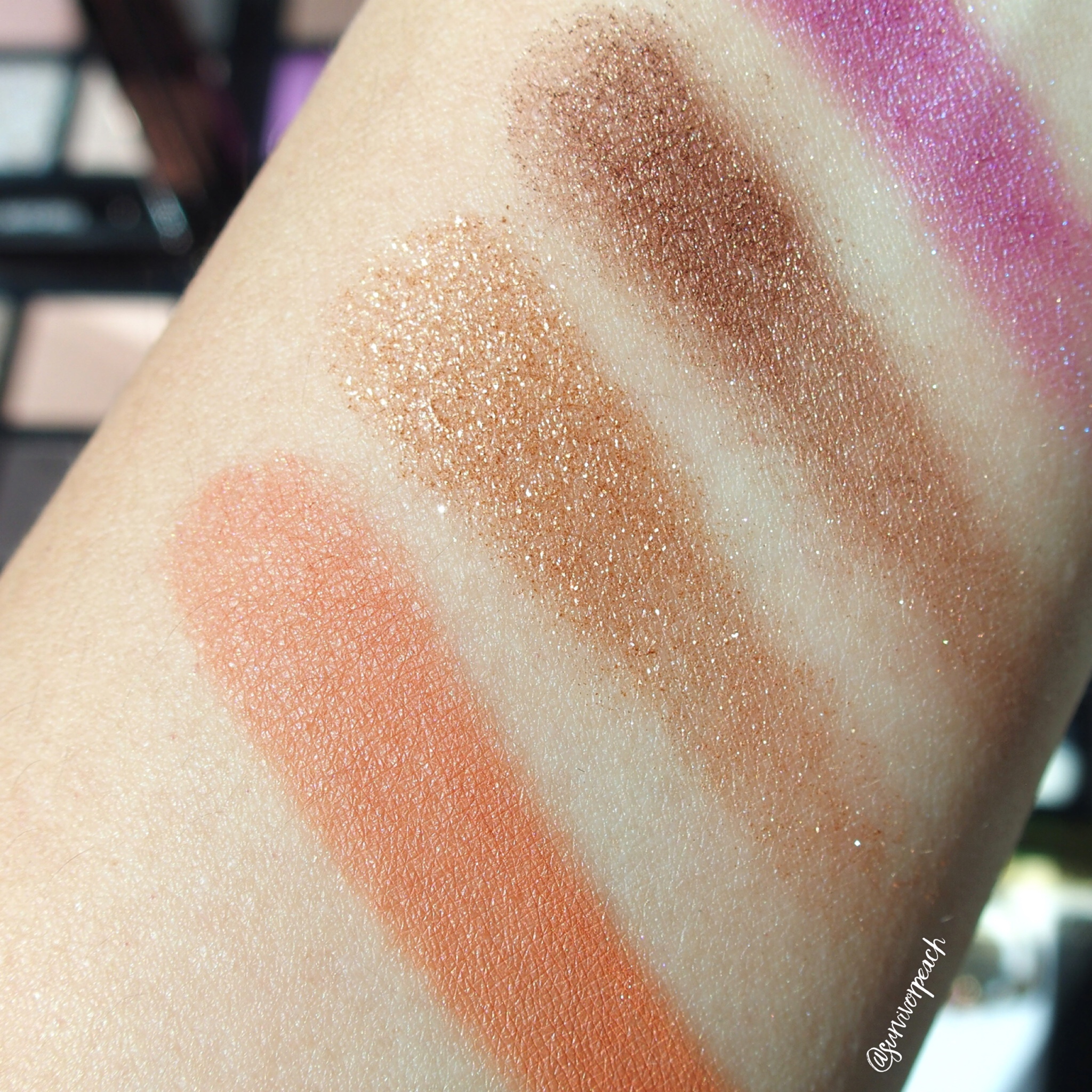 Tomford Beauty Leopard Sun Eyeshadow Quad swatches