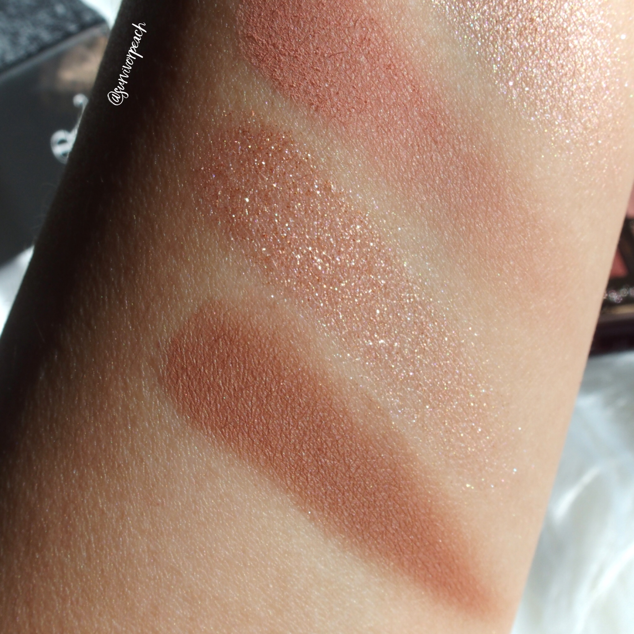 Charlotte Tilbury Pillowtalk Eyeshadow palette swatches