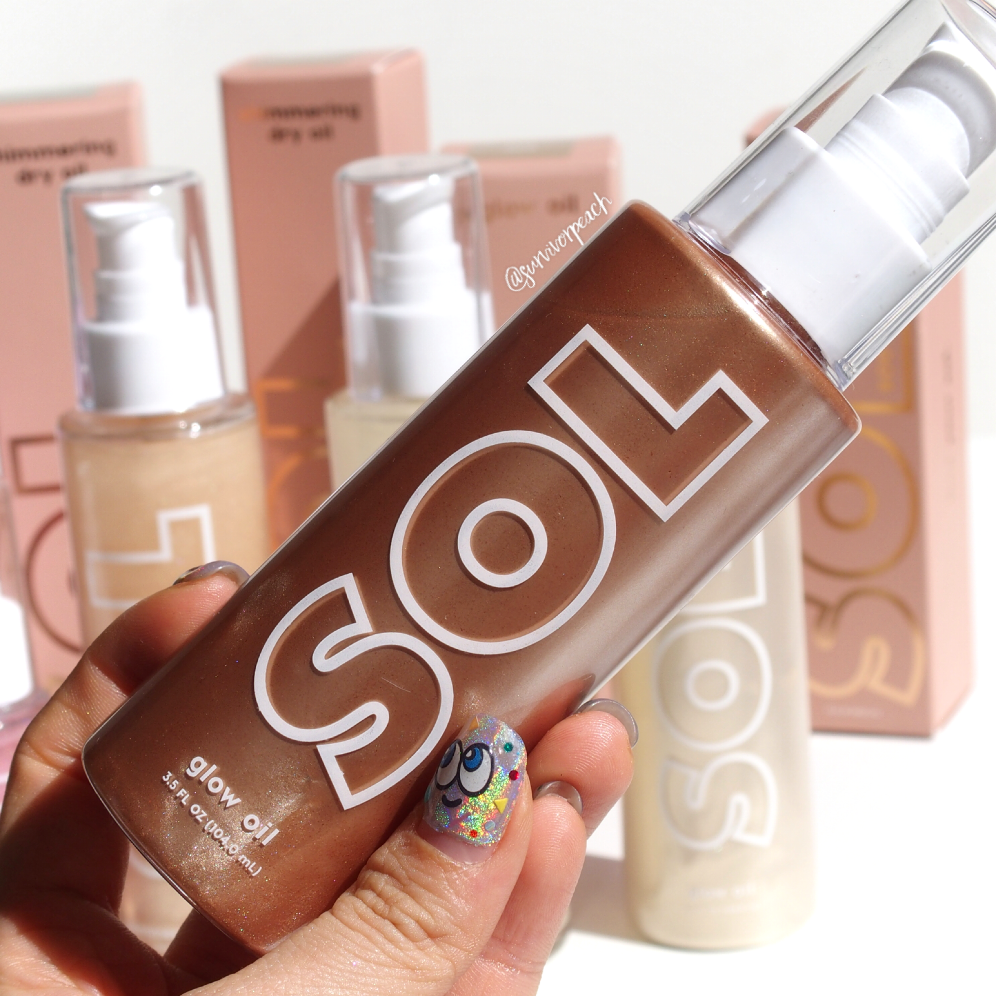 Sol body glow oil & shimmering dry oil Review and Swatches — Survivorpeach