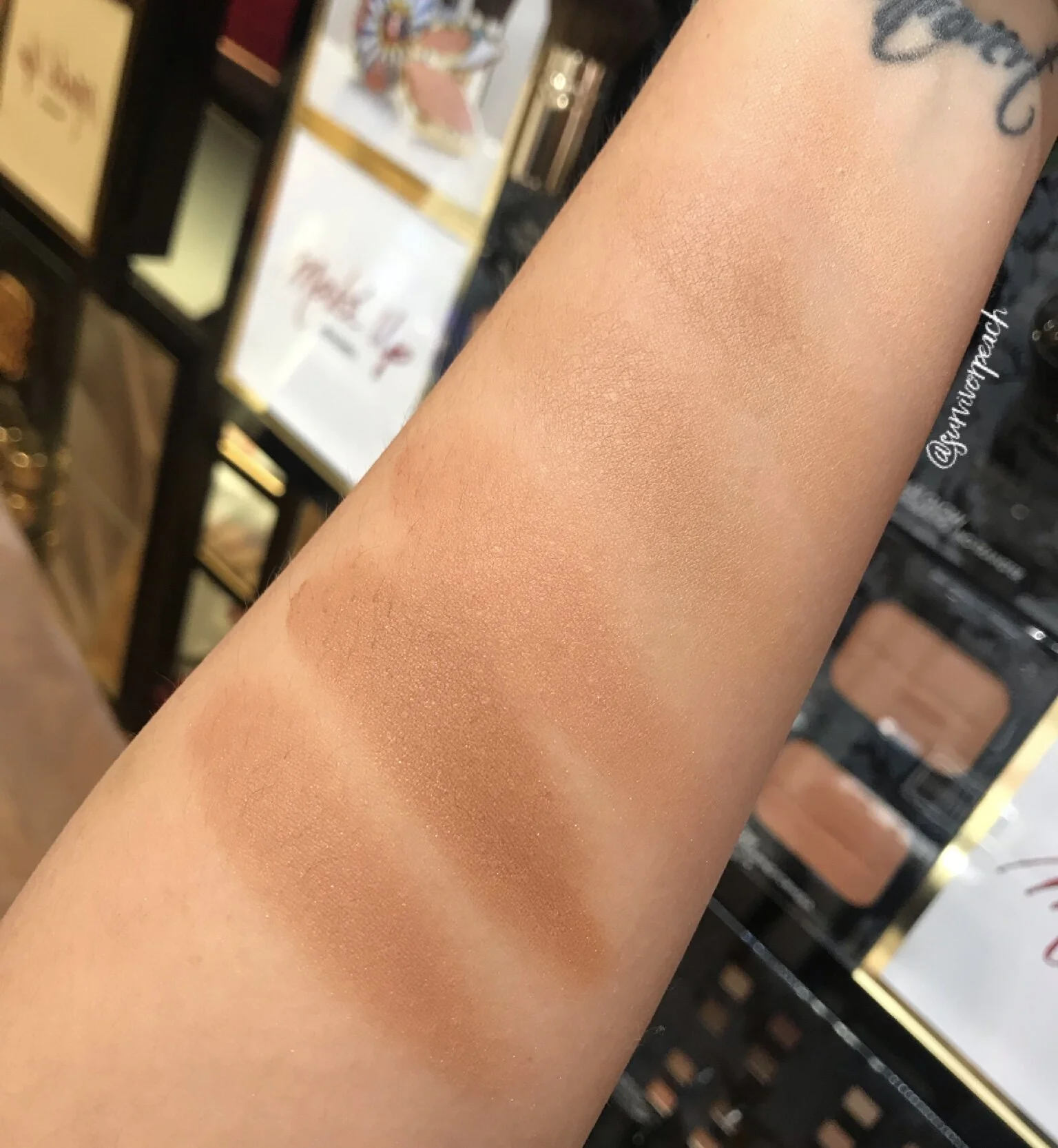 Dolce Gabbana Beauty Bronzing Powder Solar Glow swatches - 10 Sunshine, 20 Sand, 30 Sunrise, 40 Dessert, 50 Amber, 60 Sunset