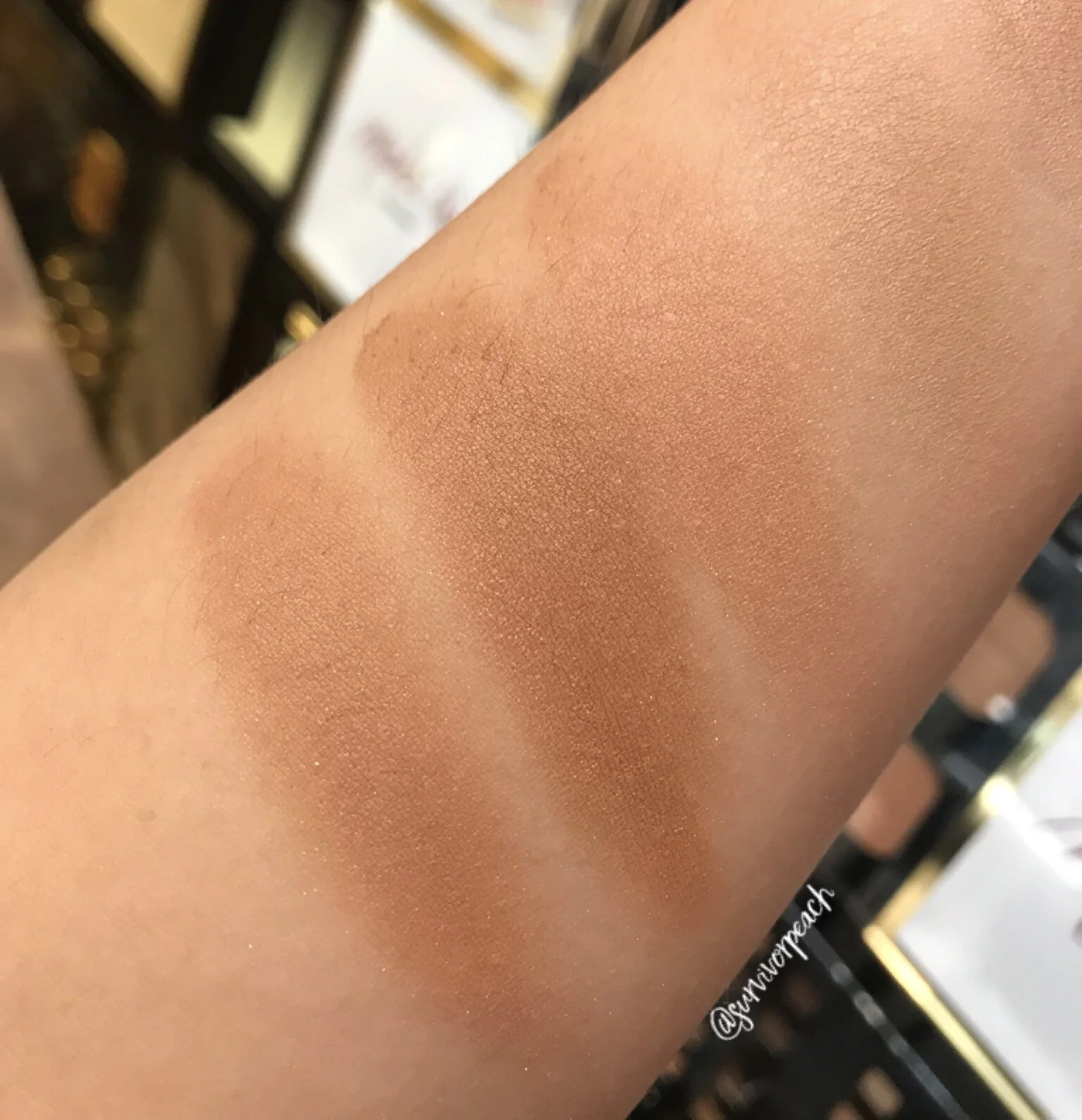 Dolce Gabbana Beauty Bronzing Powder Solar Glow swatches - 30 Sunrise, 40 Dessert, 50 Amber, 60 Sunset