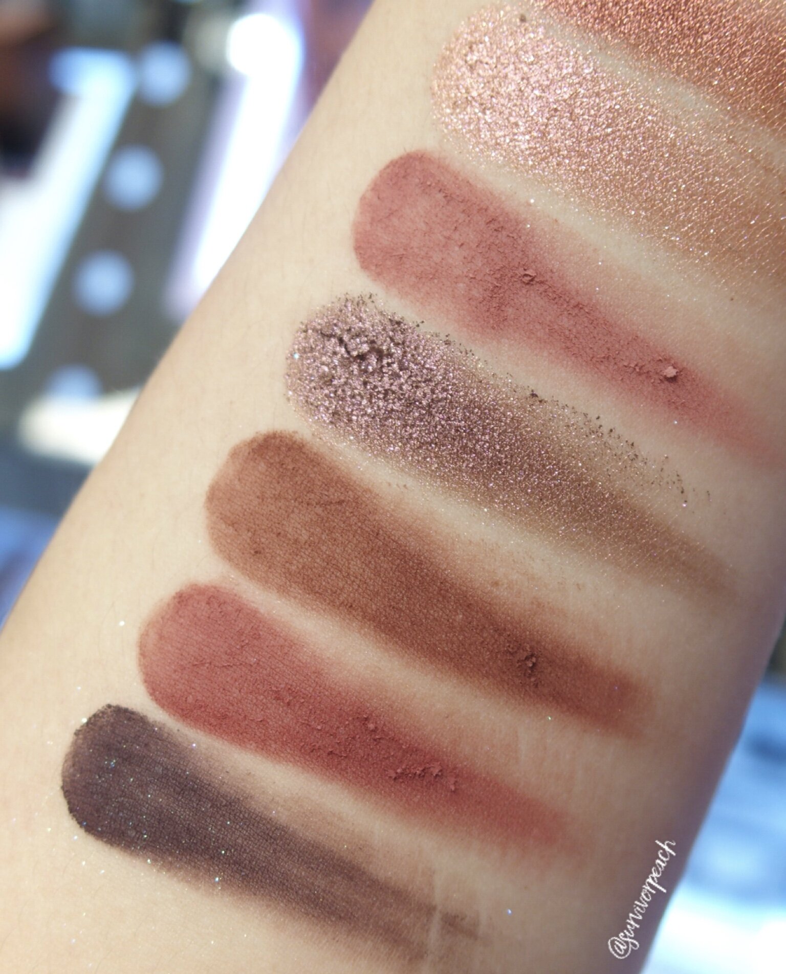 Swimwear Huda Nude Palette Swatches Pictures