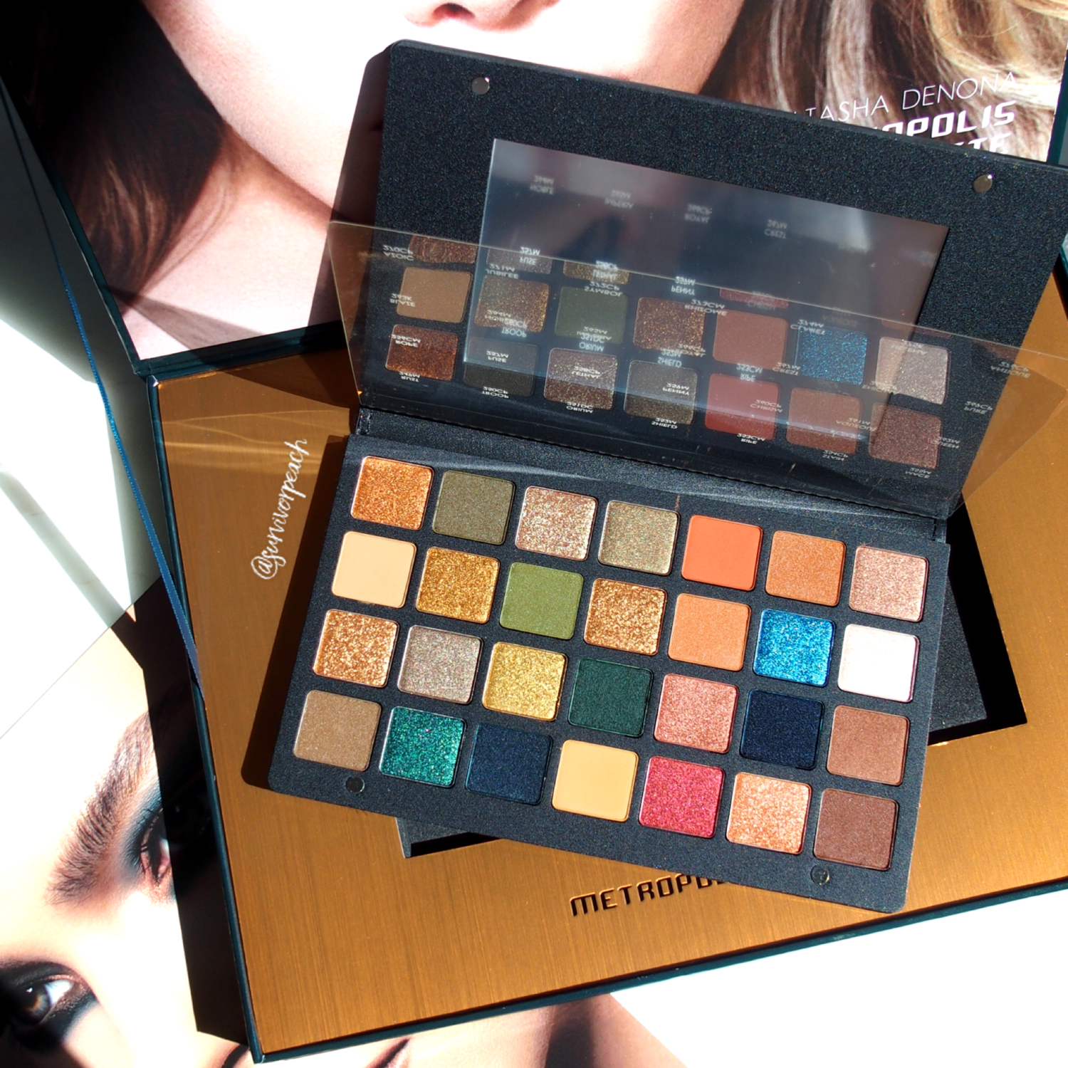 Natasha Denona Metropolis Palette Review and Swatches