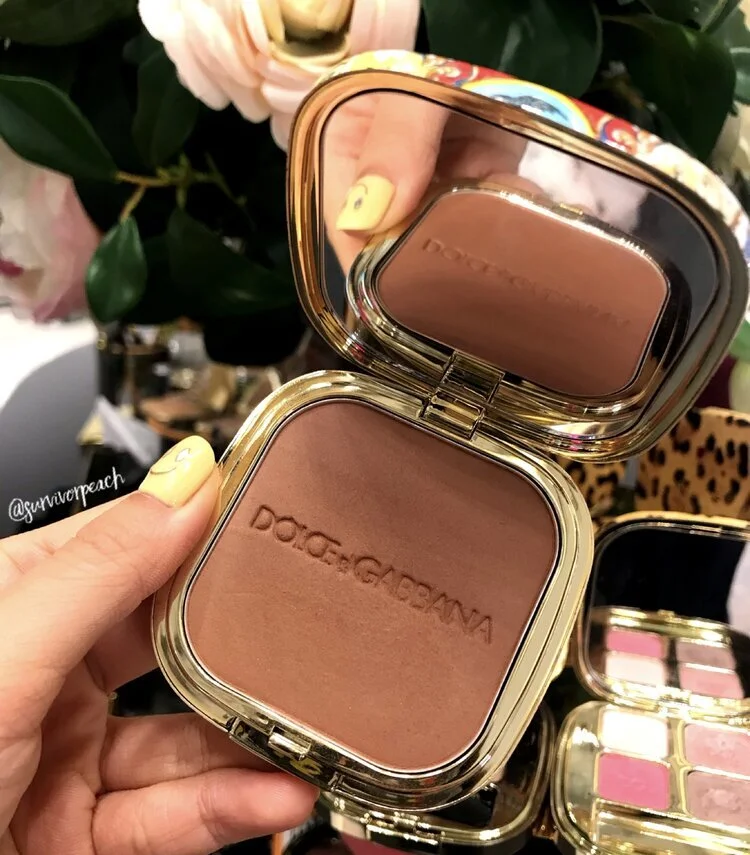 Dolce Gabbana Beauty Blushes, Bronzers, cream blushes swatches
