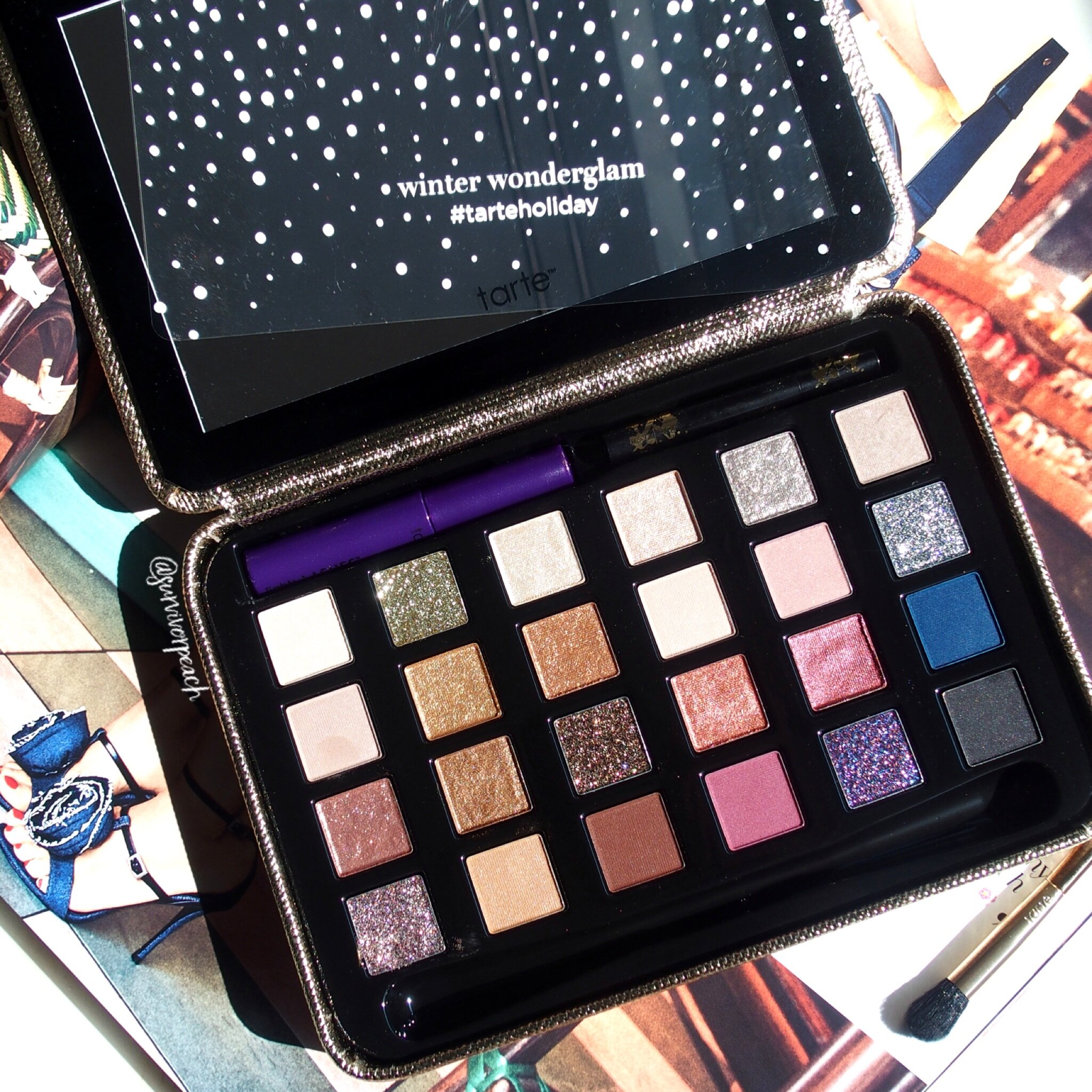 lindre sammenholdt to uger Tarte Winter Wonderglam Palette Review and swatches — Survivorpeach