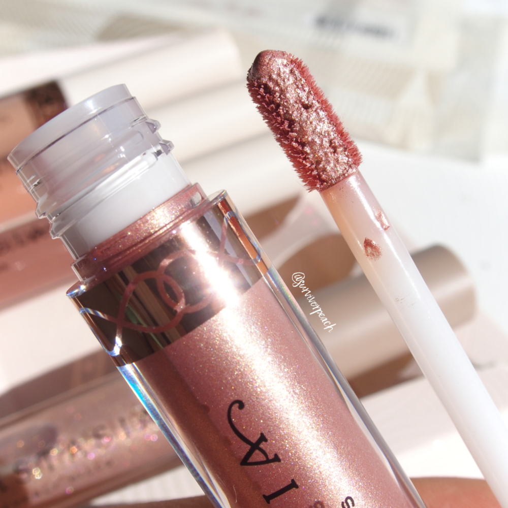 Anastasia Beverly Hills Undressed Lip set - Beaming Liquid Lipstick (Metallic light pink rose)