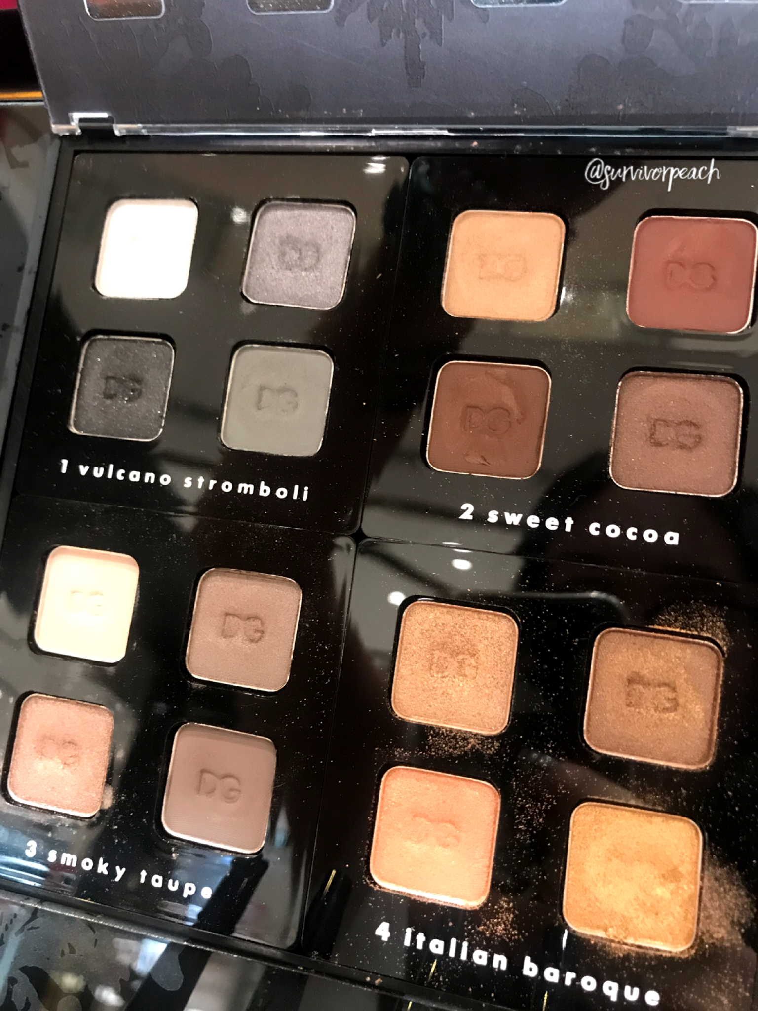 Dolce Gabbana Feline Eyes Intense Eyeshadow Quad