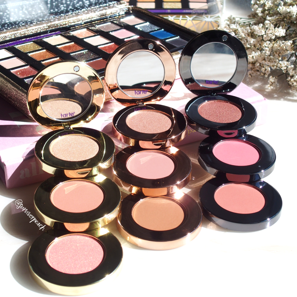 Tarte 9 ways to shine cheek wardrobe review and swatches