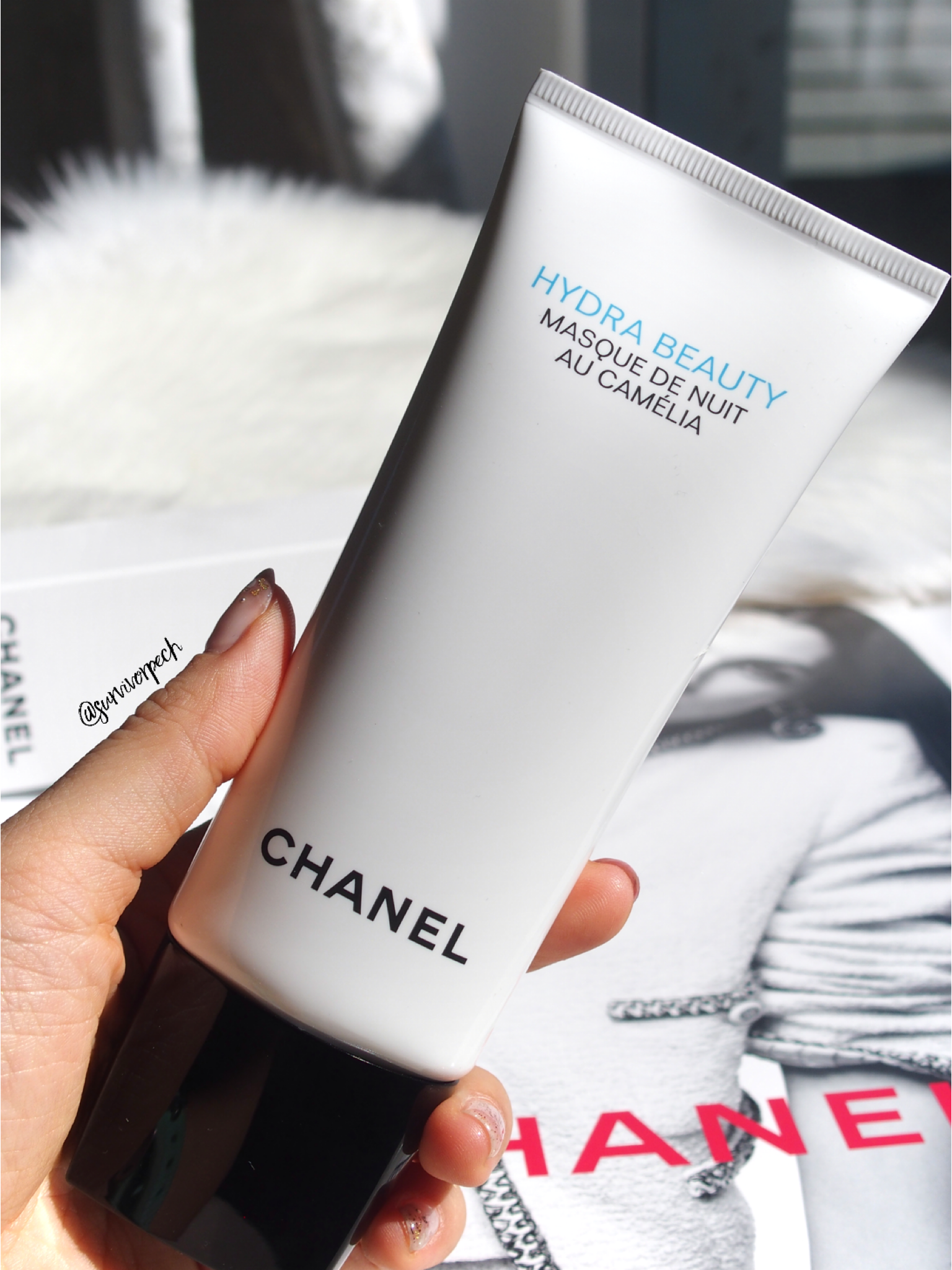 Chanel Skincare Review: Hydra Beauty Lotion, Gel Creme, Overnight Mask, Le  Lift Smoothing and Firming Serum, No.5 L'Eauon Hand Cream — Survivorpeach