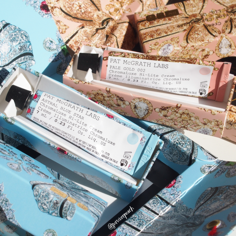 Pat Mcgrath Labs Chroma Luxe Hi Lite Cream Review and Swatches