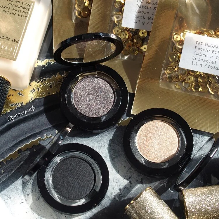 Pat mcGrath Eyedols Eyeshadow swatches