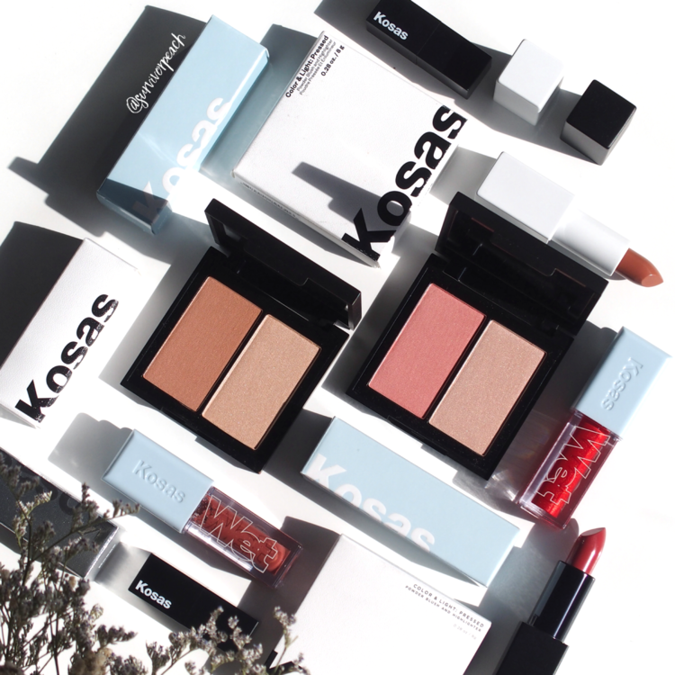 Kosas Cosmetics Haul: Color &amp; Light Palettes, Wet Lip oil Glosses, Weightless Lip Color