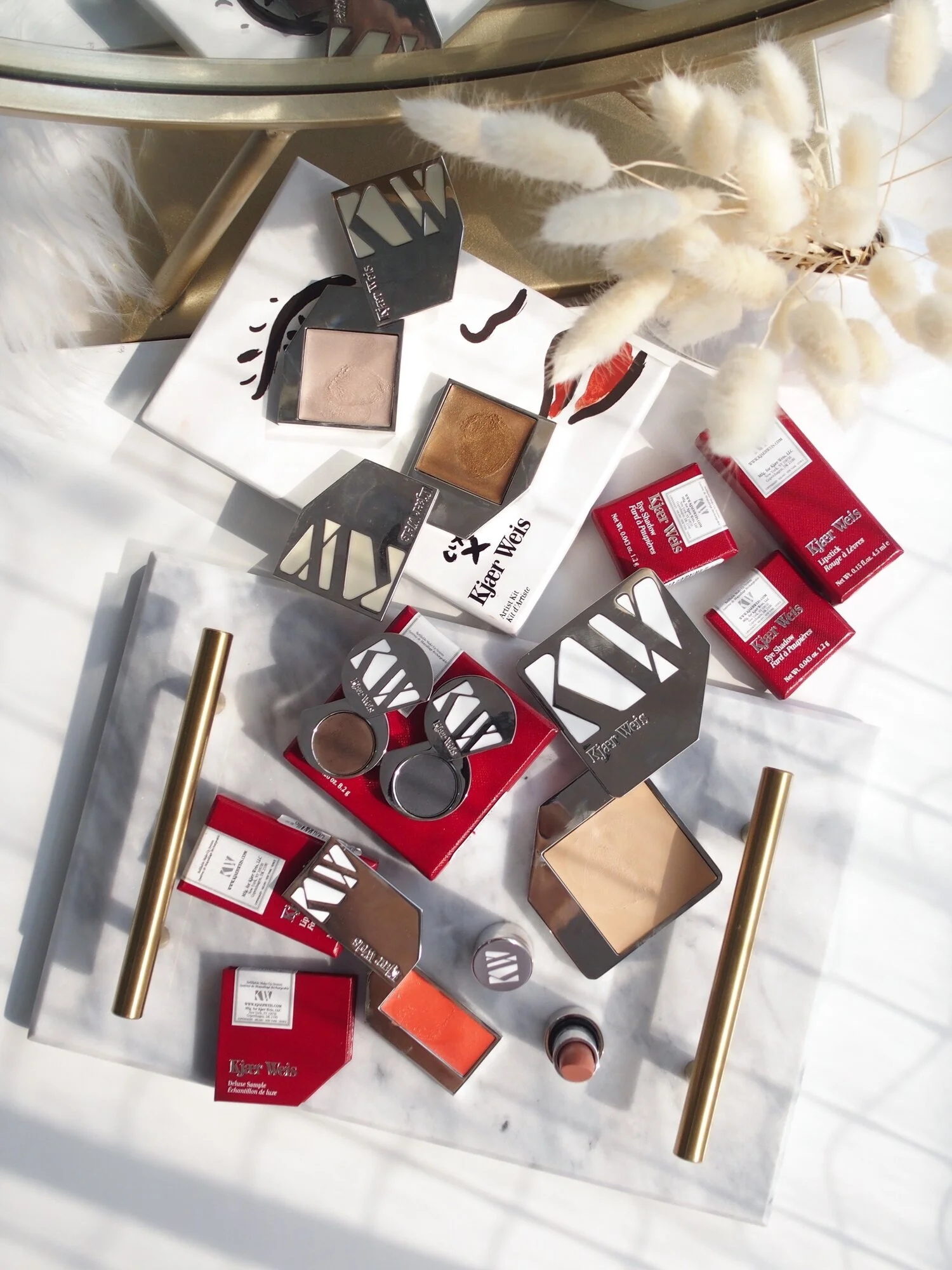 Kjaer weis part 1 cream products: Cream foundation, Radiance Glow, Dazzling GLow