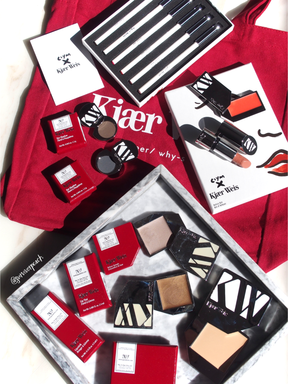 Kjaer weis part 2 eye shadow, Lip Tint, Lip Stick