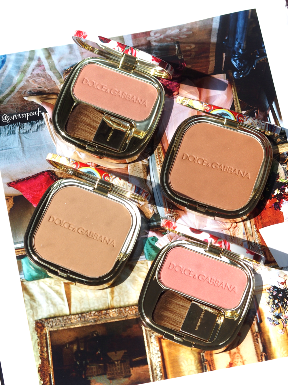 Dolce part 2: BLUSH OF ROSES LUMINOUS CHEEK COLOUR, Solar Glow Ultra Light Bronzing Powder