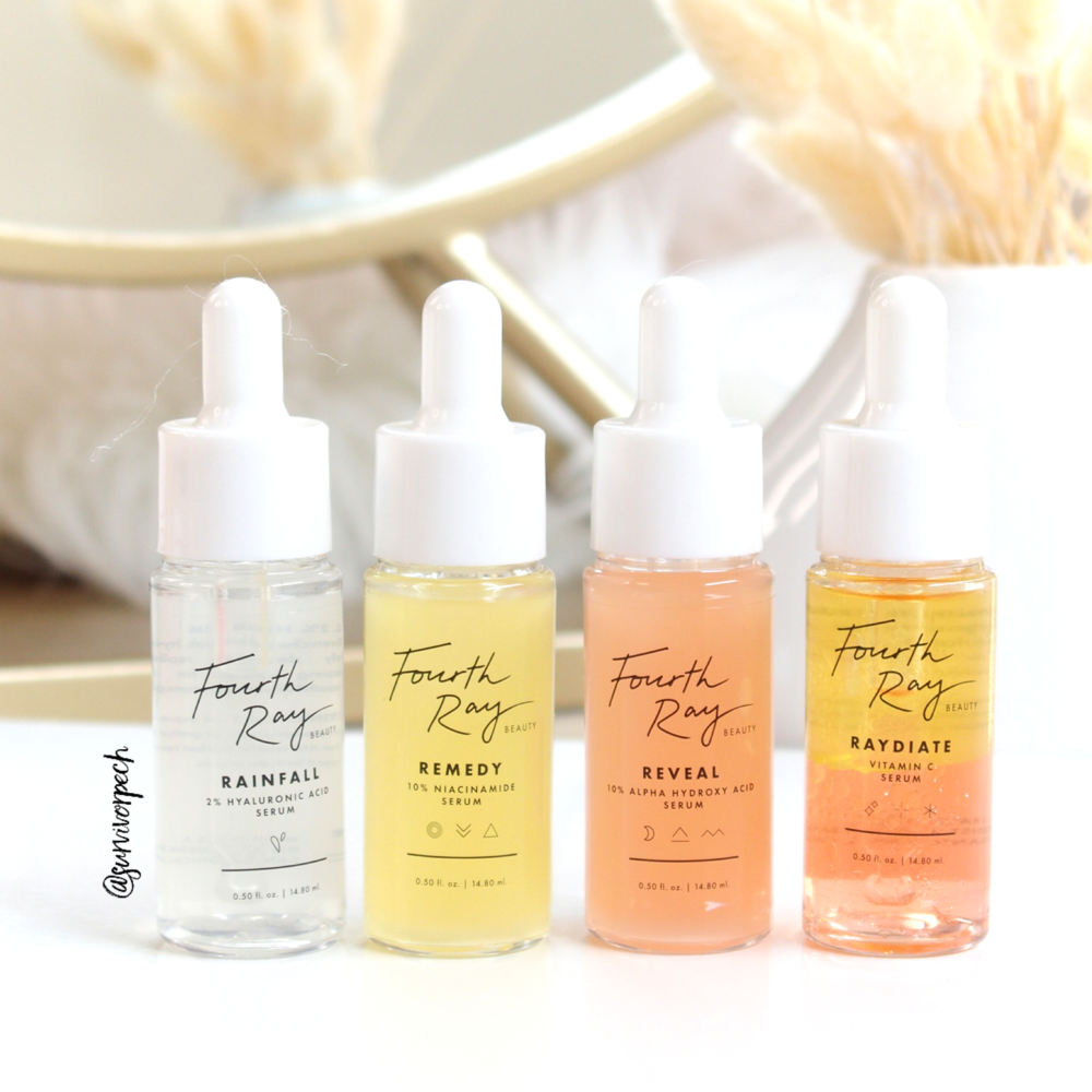 Fourth ray beauty Skincare Review Part 3: Seriously Good Serums Kit - Raydiate, Reveal, Remedy and Rainfall