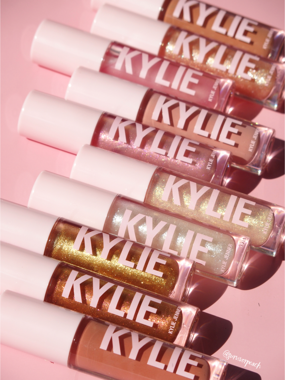Kylie Complete HIgh gloss Bundle Review and Swatches 