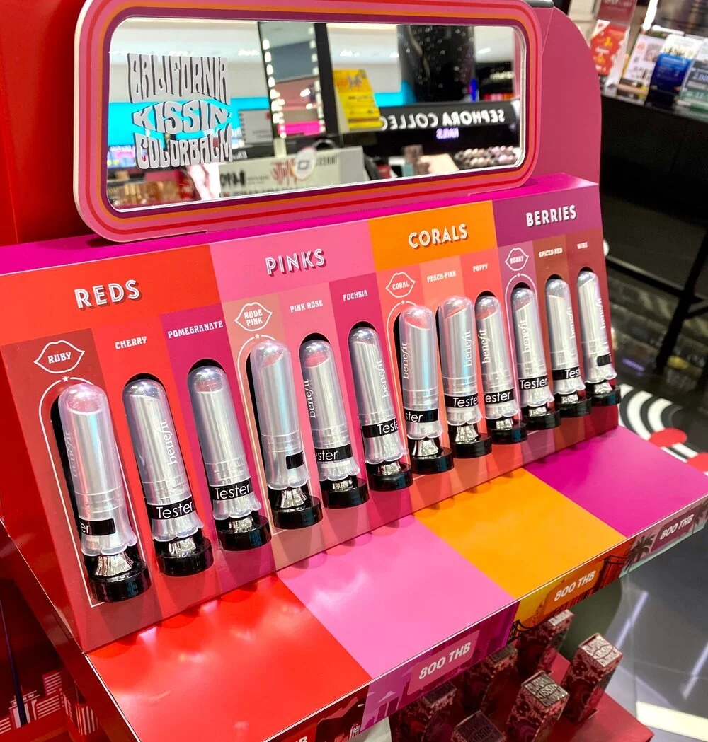 Benefit California Kissin' ColorBalm moisturising lip balm Swatches