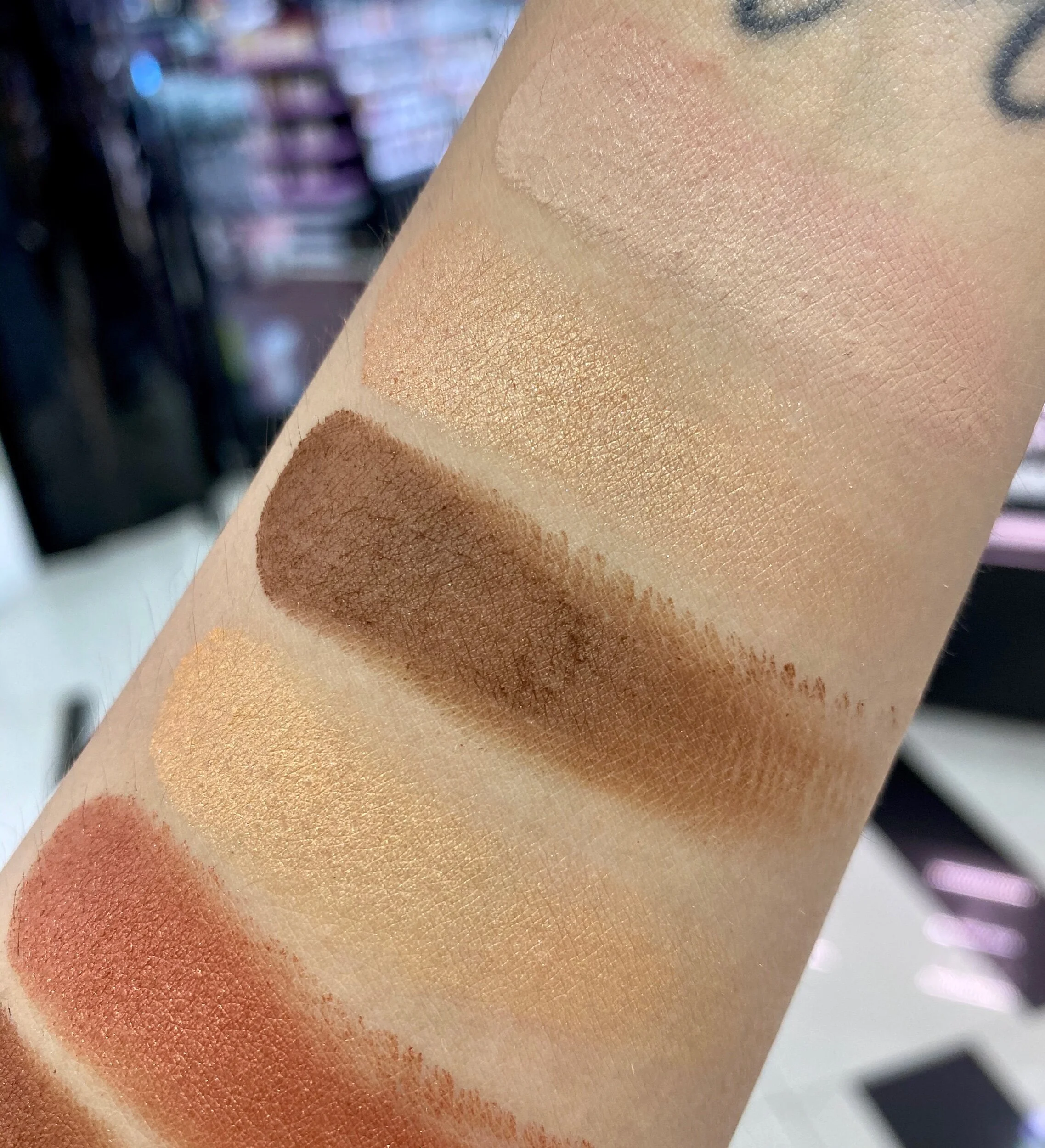 DIOR BACKSTAGE EYE PALETTE - Amber Neutral Swatches, Rosy Glow Blush