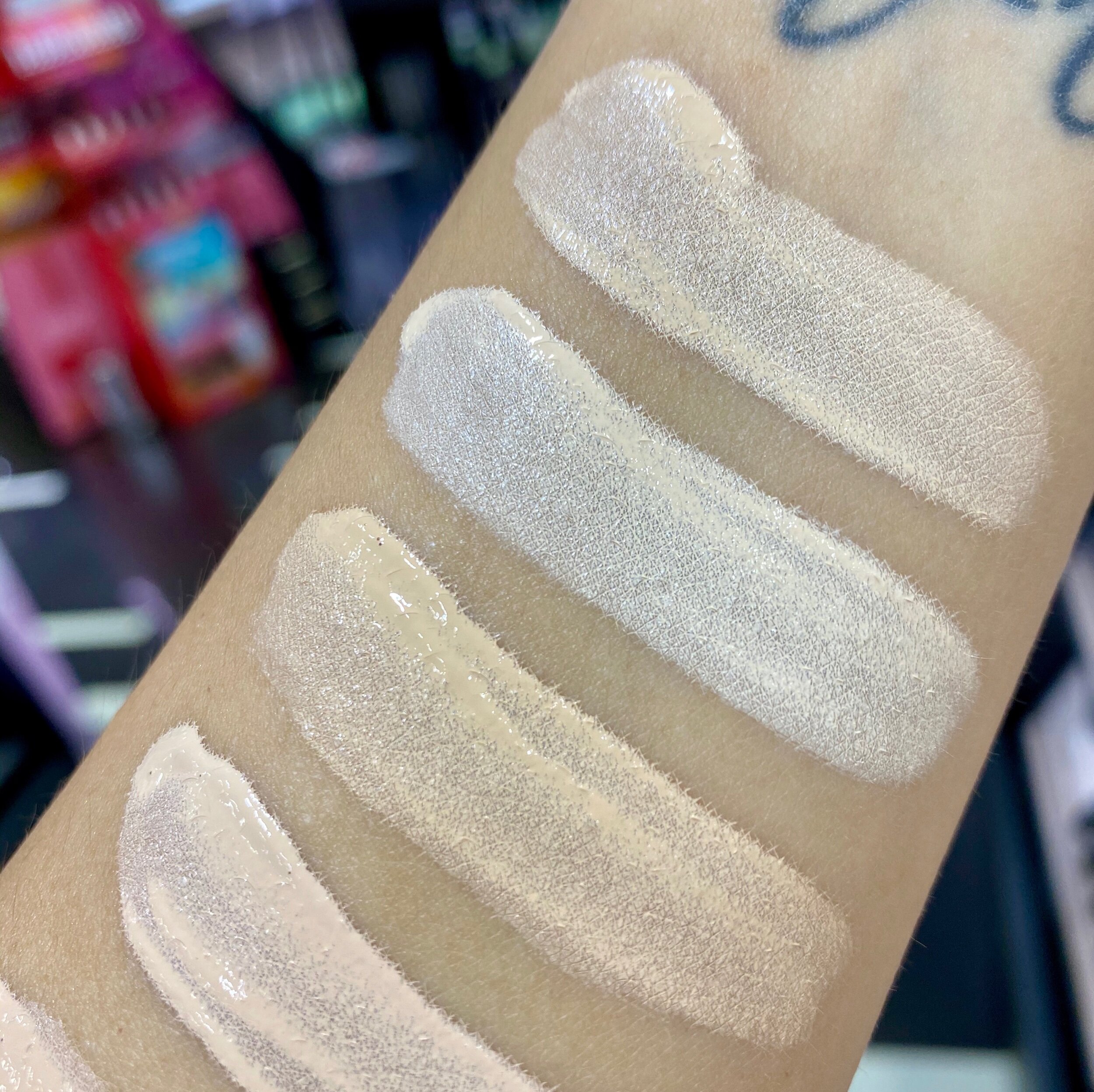 Cover fx Power Play concealer Swatches - N Fair 2, N Fair 1, N Light 1