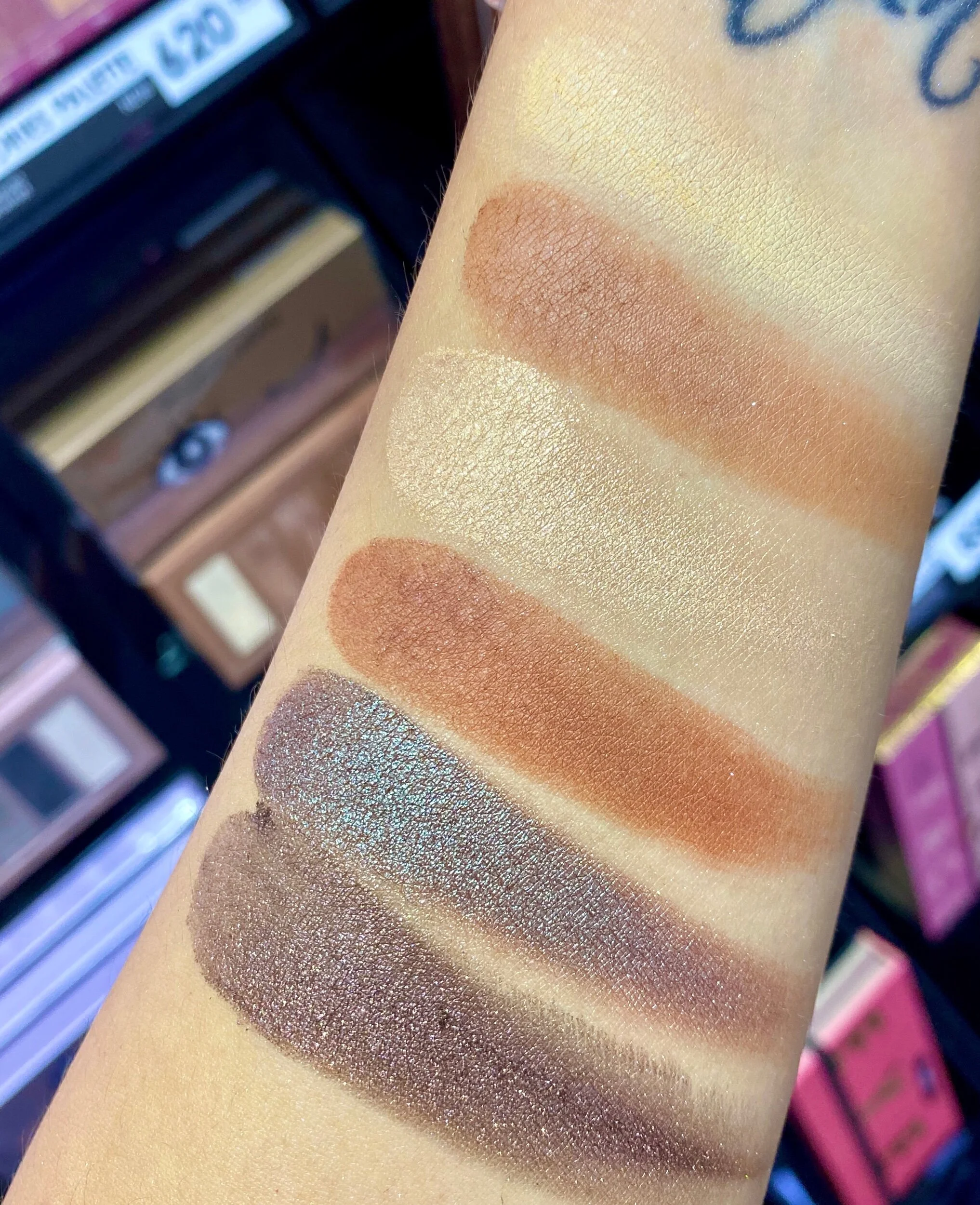 Sephora Collection #Eyestories Southwest Sunrise palette swatches