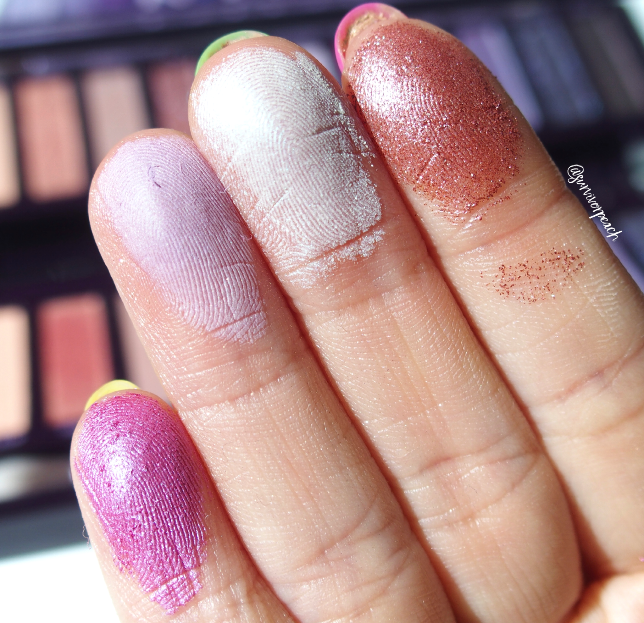 Urban Decay Naked Ultraviolet Eyeshadow Palette Review & Swatches —  Survivorpeach