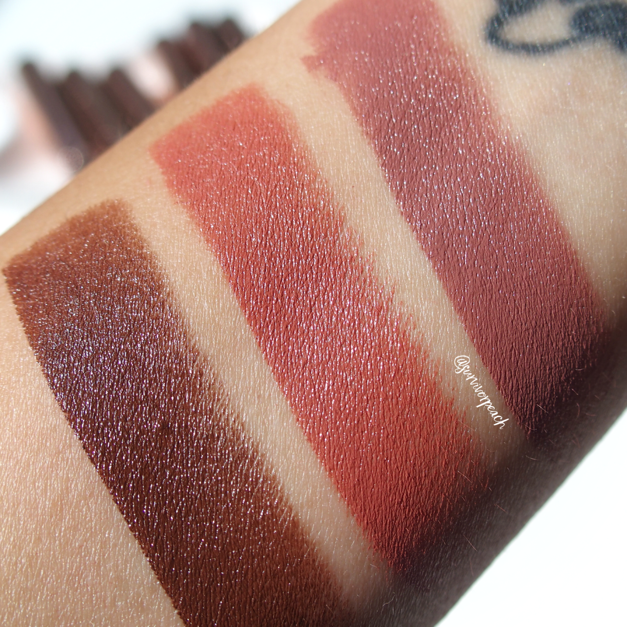 satin lipstick in mocha