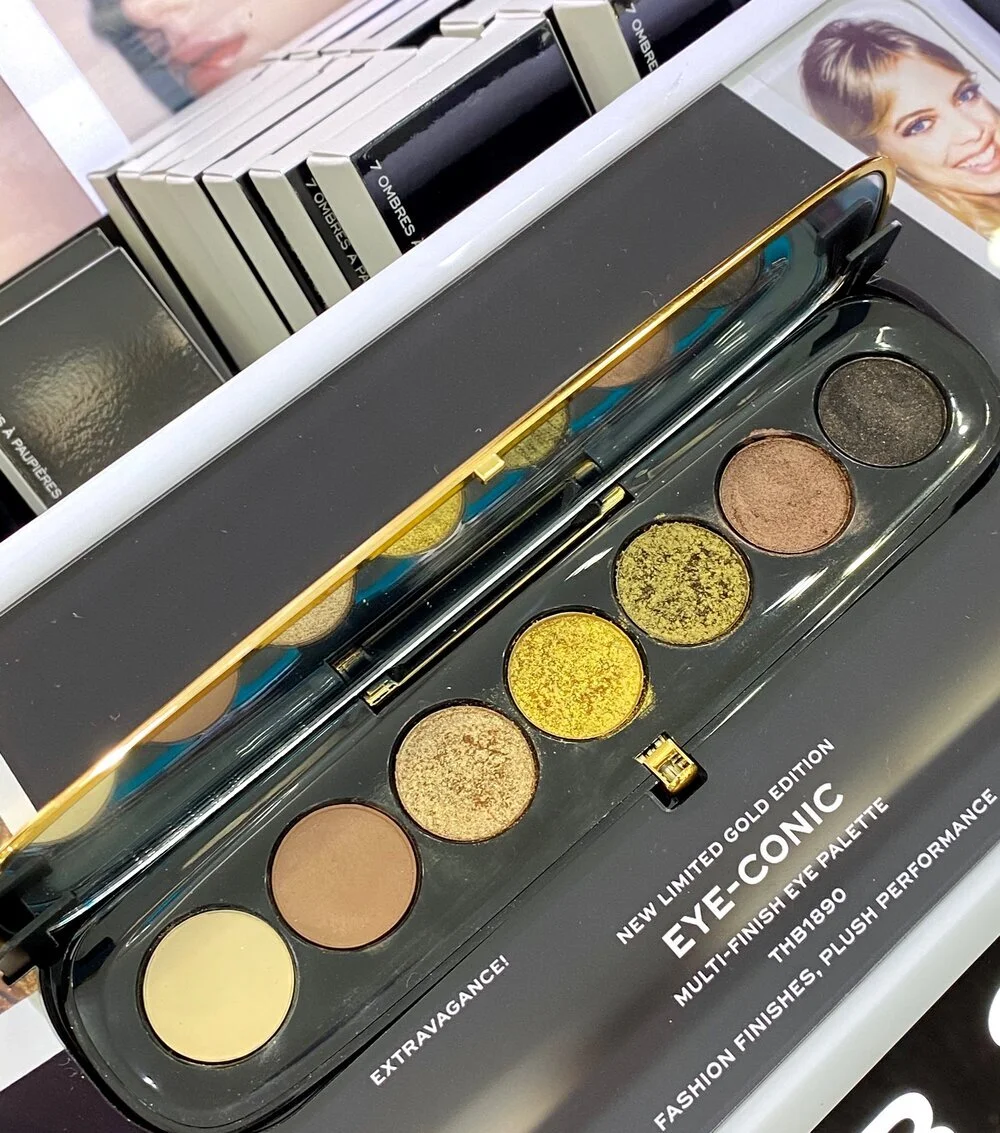 Marc Jacobs Beauty eye-conic limited gold edition multi-finish eye palette &amp; highliner limited gold edition gel eye crayon Swatches