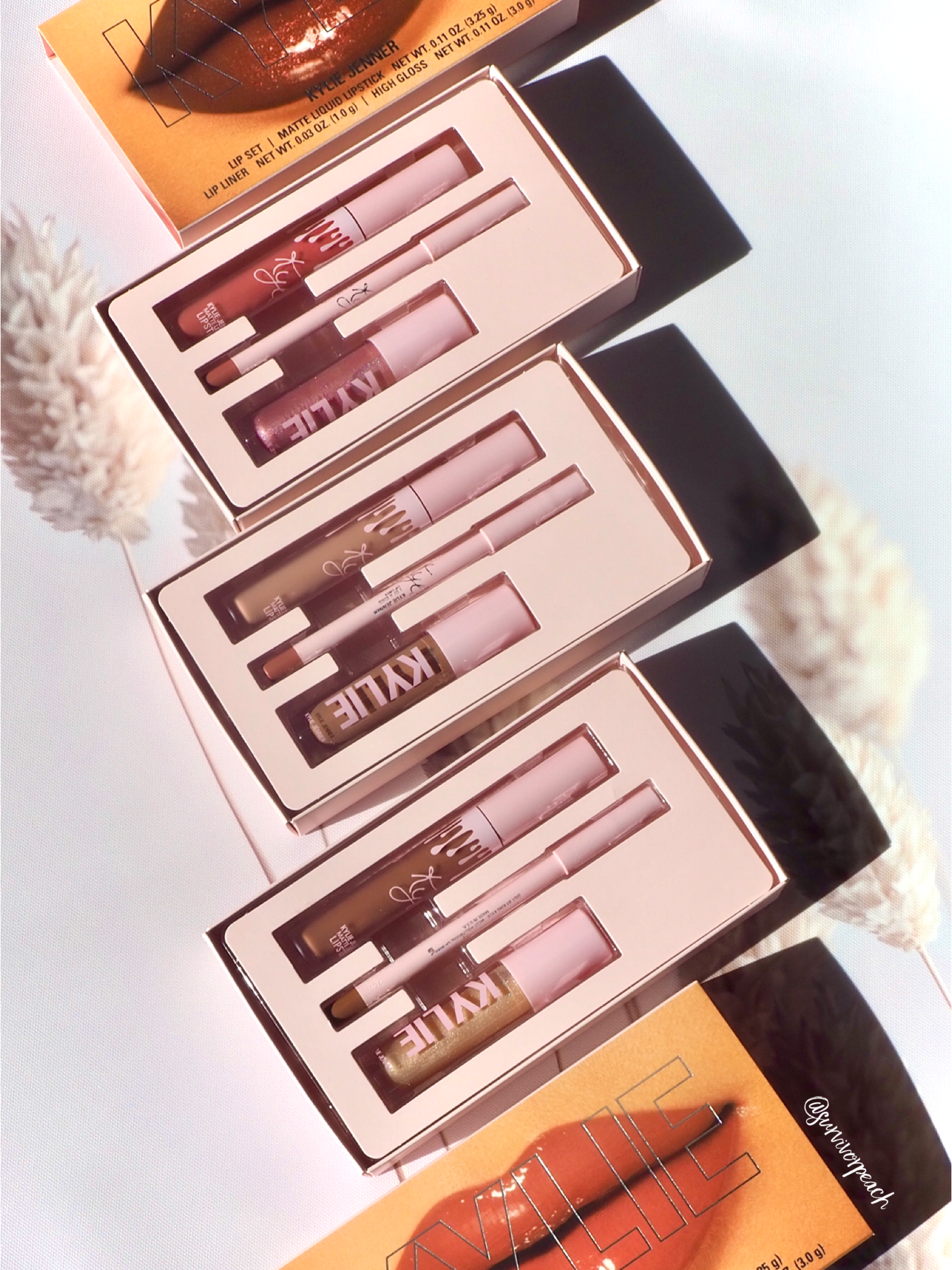 Kylie Cosmetics Lip Trios : Lovestruck, 1 of a Kind, You Glow Girl