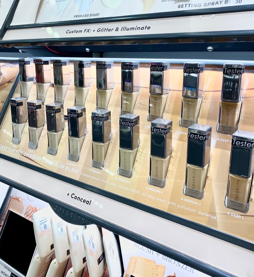 Cover fx Power Play concealer Swatches 