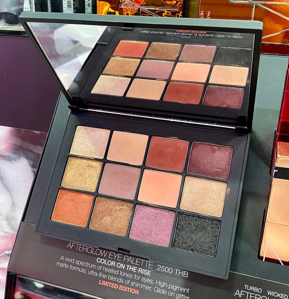 Nars afterglow Eyeshadow Palette Swatches