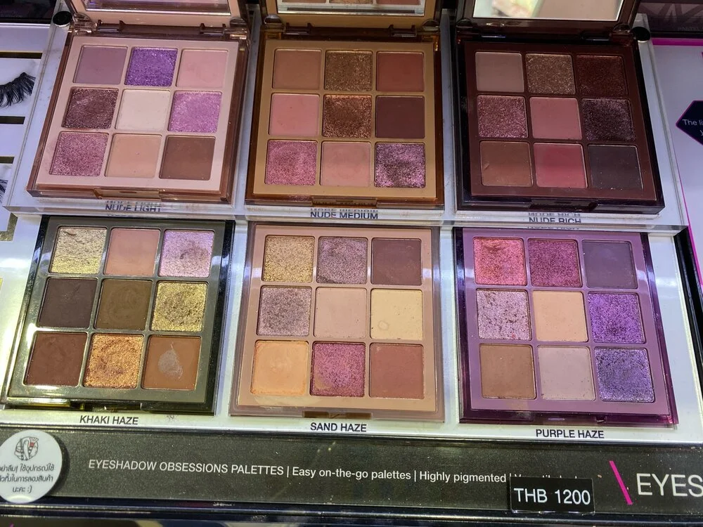 Huda Beauty Haze Obsessions Palettes Swatches 