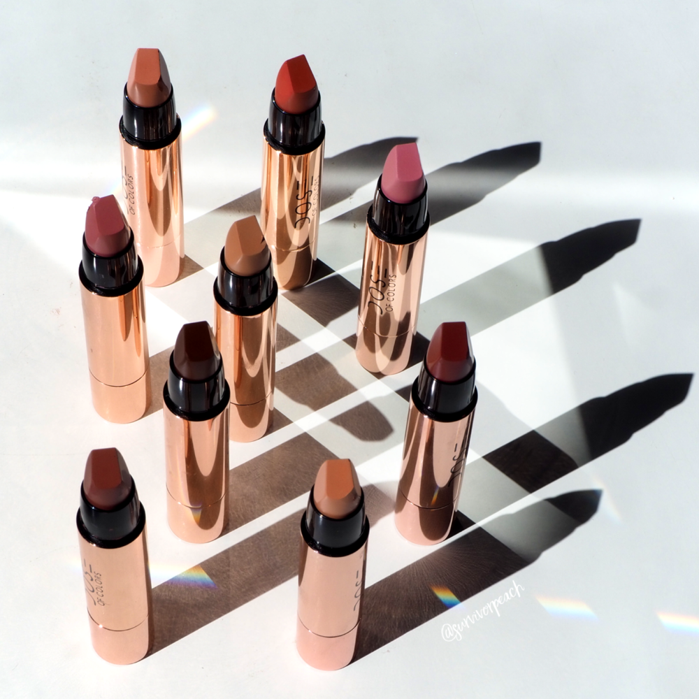 Dose of Colors Satin lipstick Review &amp; Swatches 