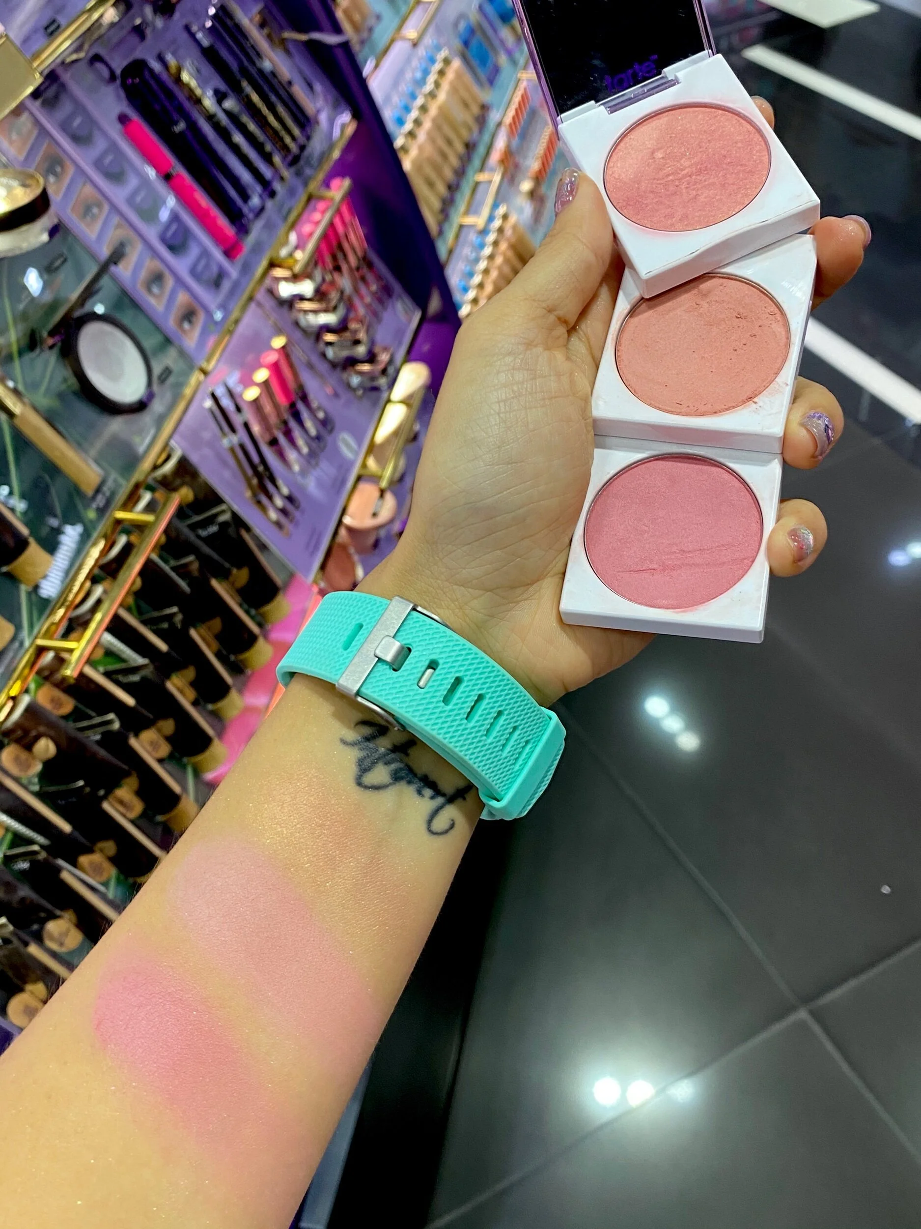 blush authority tarte