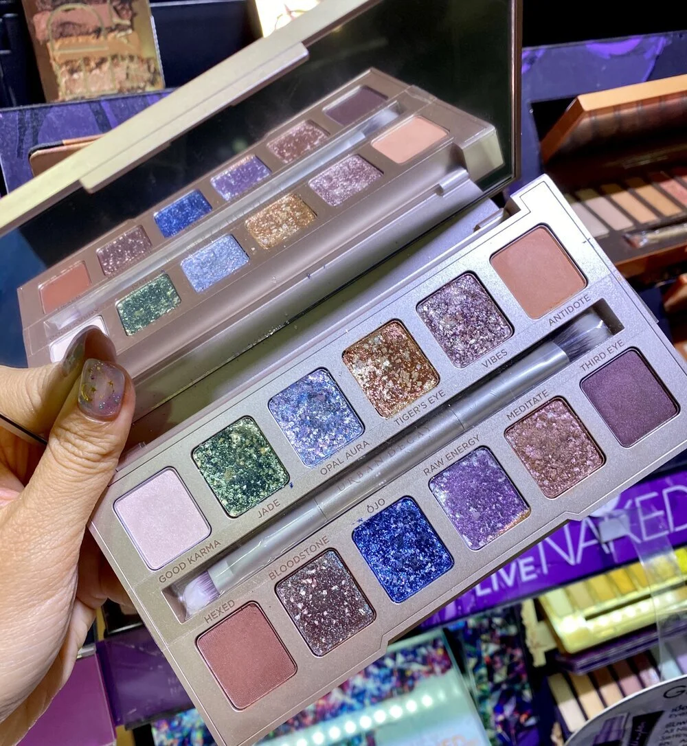 Urban Decay Stoned Vibes Palette Swatches 