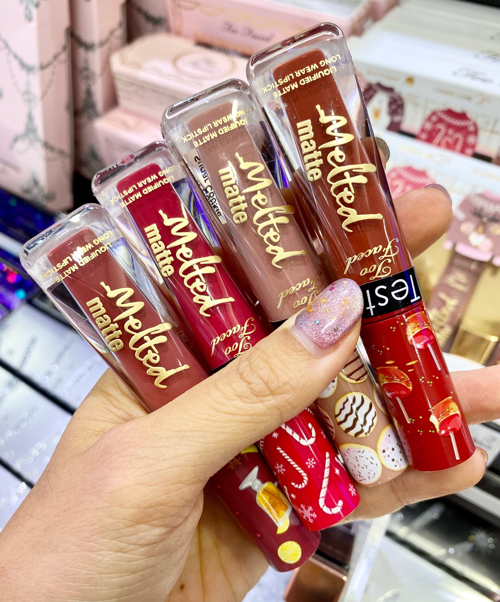 Toofaced Christmas Snuggles & Melted Kisses Liquid Lipstick