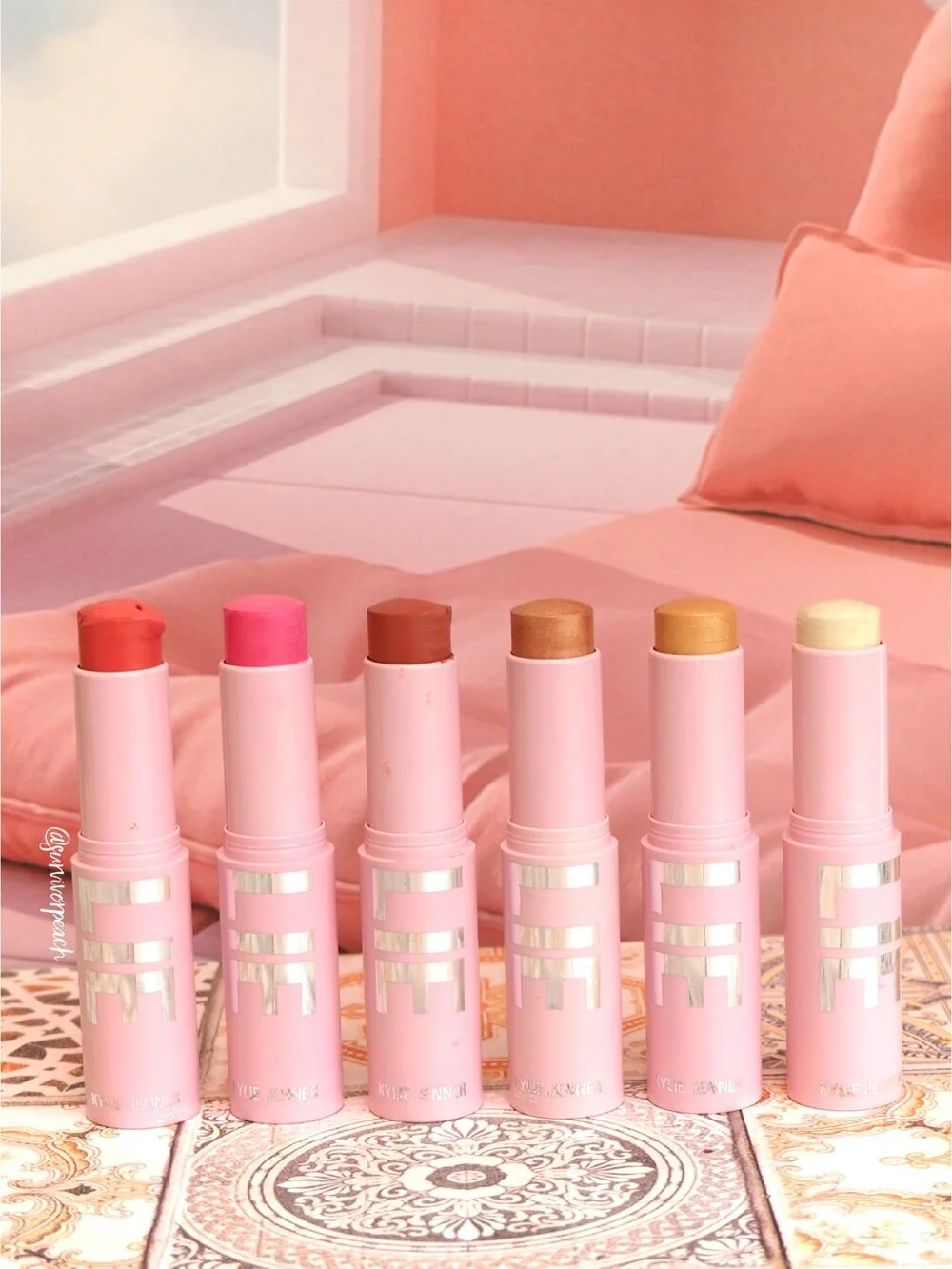 Kylie Cosmetics Kylight Sticks, Blush Sticks Review &amp; Swatches