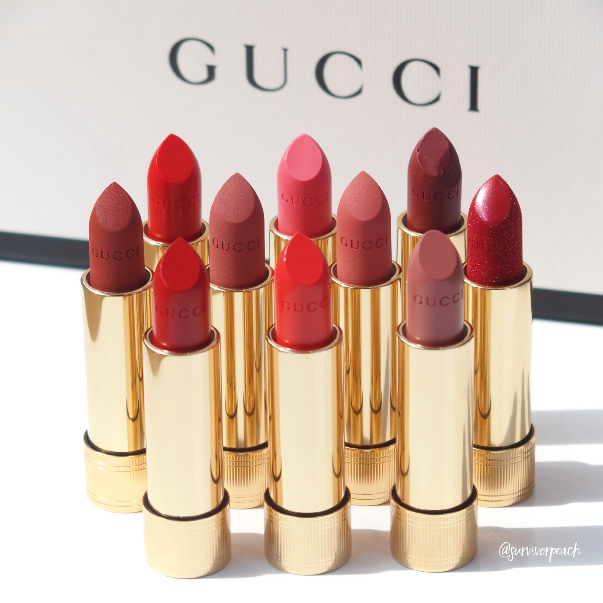 gucci lipstick collection