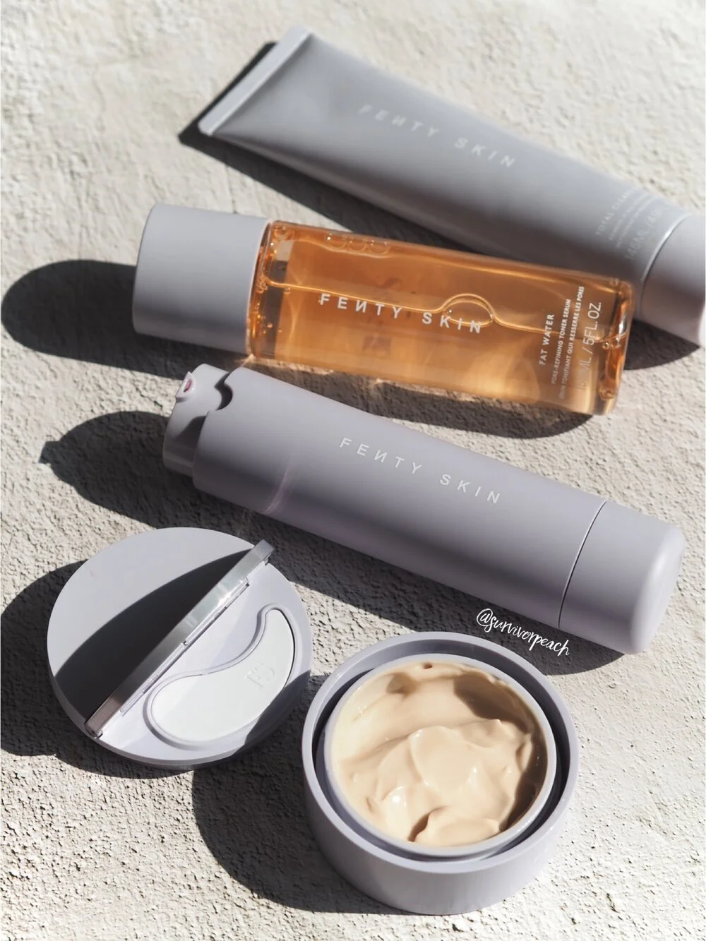Fenty Skin Review: Total Cleanser, Fat Water, Hydra Vizor Sunscreen Moisturizer,  Gel-Cream