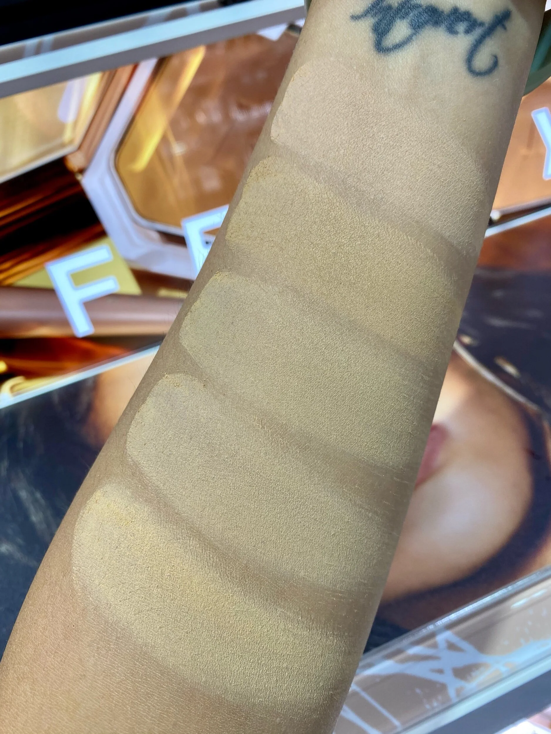 Fenty Beauty Pro Filt R Soft Matte Powder Foundation Swatches Of All Shades Survivorpeach