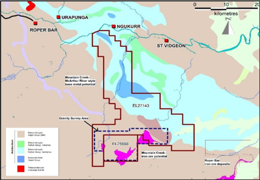 The company has exploration leases over a wide area where a limited assessment has been performed to date, but these hold significant potential for further deposits and certain areas show signs of very high-grade mineralisation.