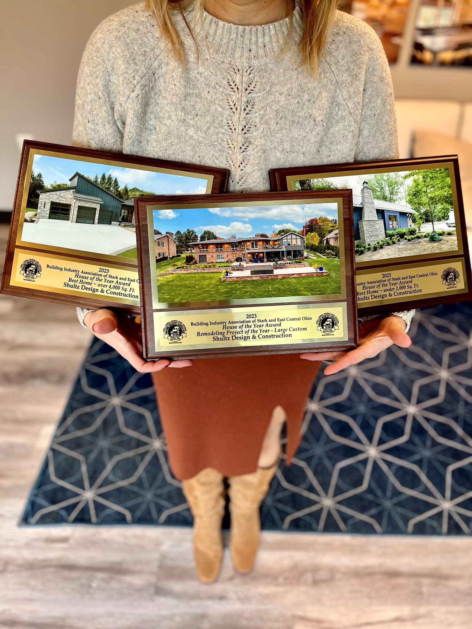 We are thrilled to announce that our company won three awards through the Building Industry Association of Stark and East Central Ohio this past weekend! 😊

🏠 Best Home of the Year Over 4,000 sqft.
🏠 Best Home of the Year Under 2,000 sqft.
🔨 Remo