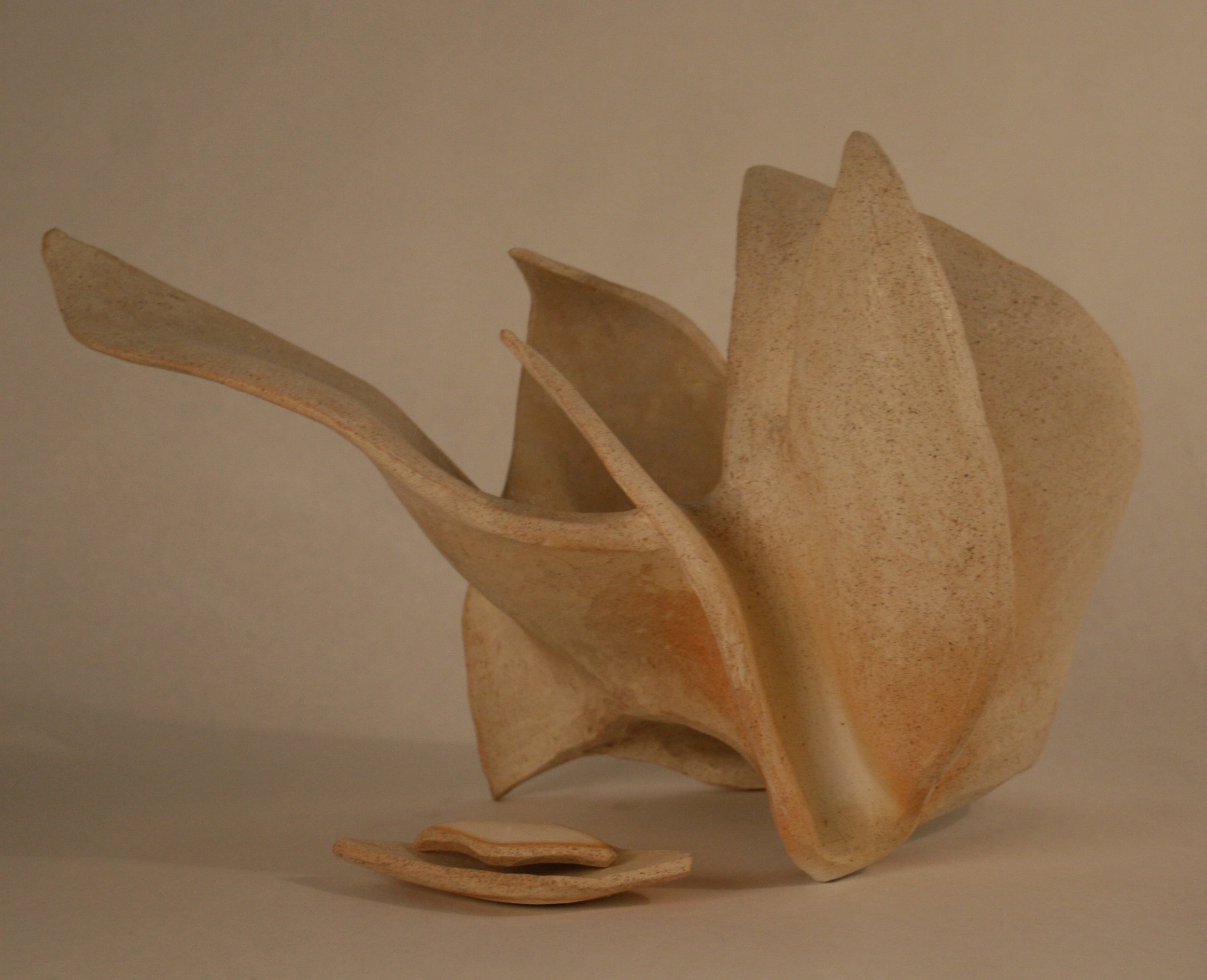'Lean', MM, salt fired stone ware, Portland, OR, 2012
