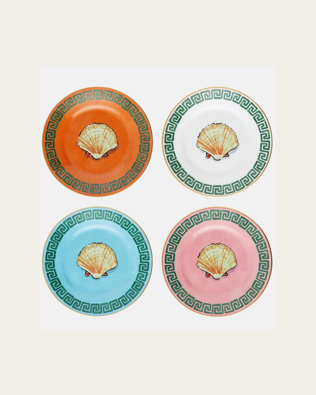 II Viaggio di Nettuno Bread Plates