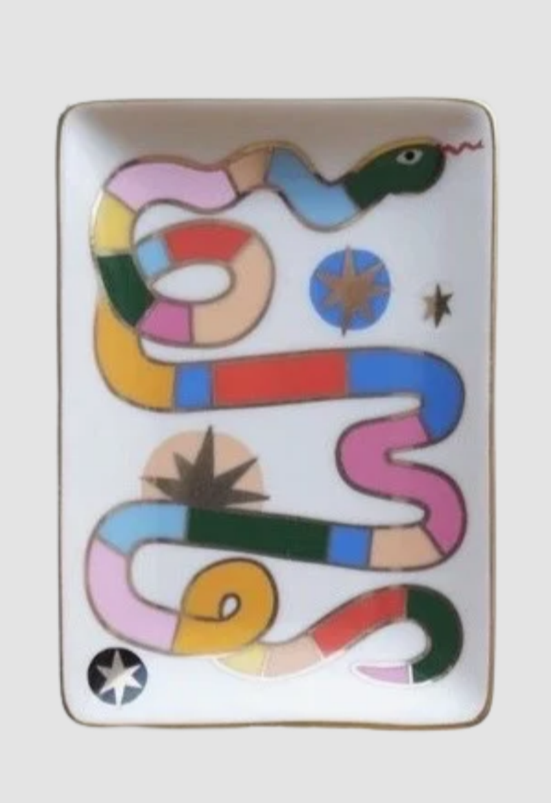 Idlewild Co. Rainbow Snake Trinket Dish