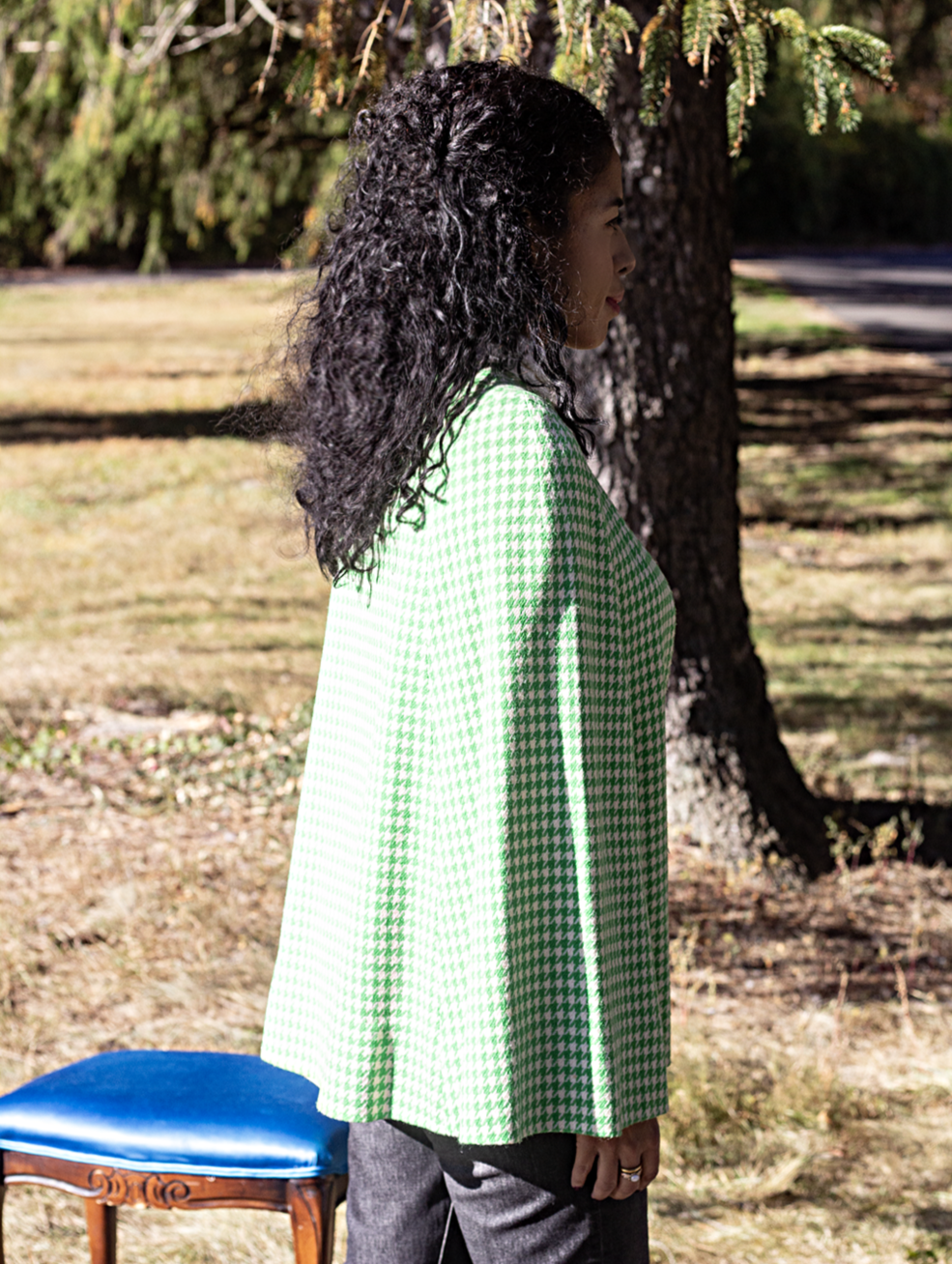 Mod-Cape-in-Green-Check-vintage-cape-Trulery-3